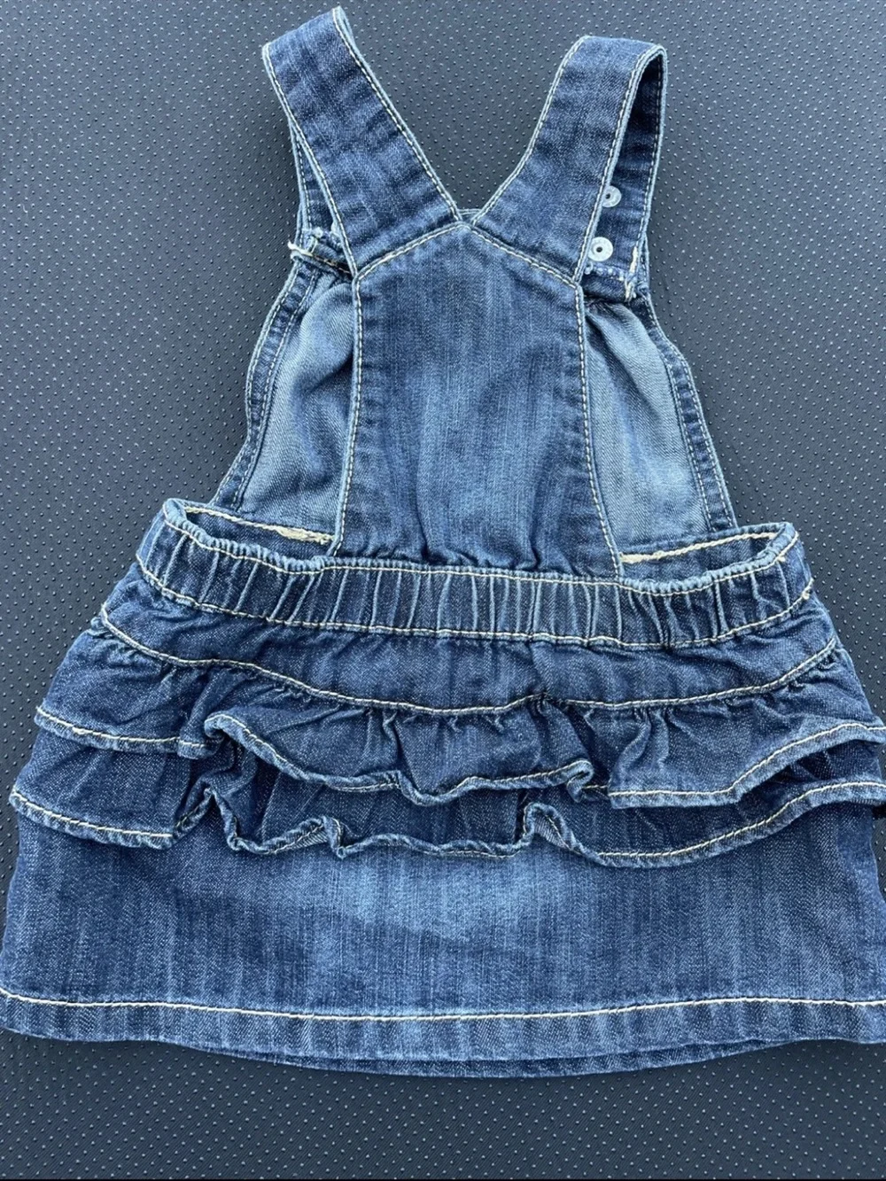 Old Navy Blue Denim Kids Overall Skirt